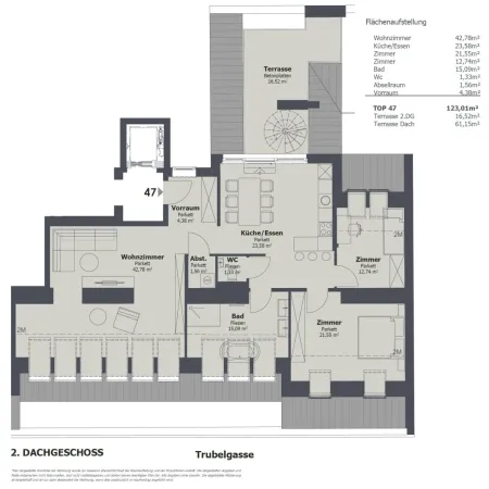 Grundriss TOP 47