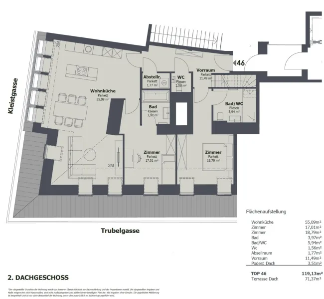 Dachterrasse