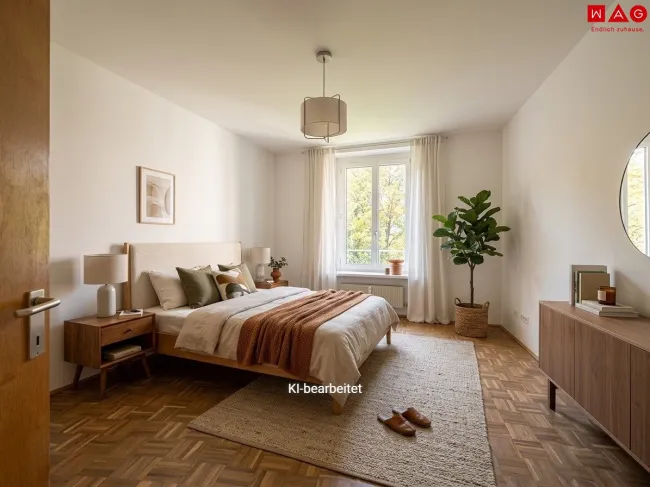 KI generiertes Schlafzimmer