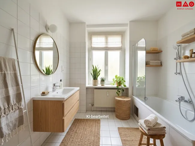 KI generiertes Badezimmer