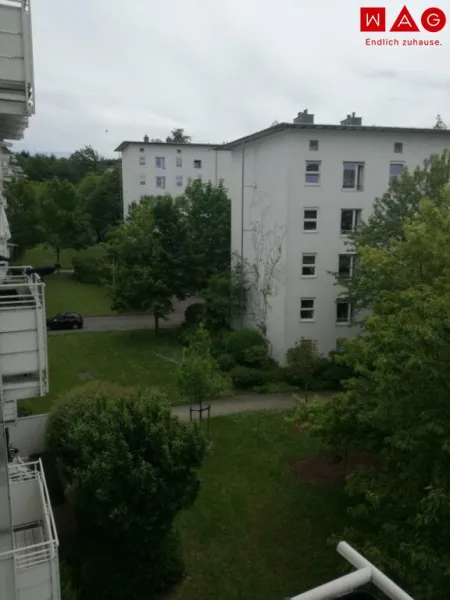 Ausblick Balkon