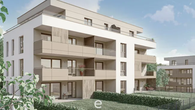 Wohnen am Farnholz - 4 Zimmer-Wohnung 1.OG/TOP 3.4 mit großer Loggia/2 TGP inklusive - Titelbild
