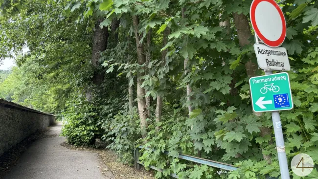 Ums Eck der Wanderweg