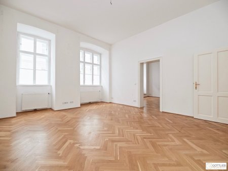 Unbefristet und Bestlage nahe Hamerlingplatz! Liebevoll saniertes 2-Zimmer-Altbau-Büro mit Gartennutzung