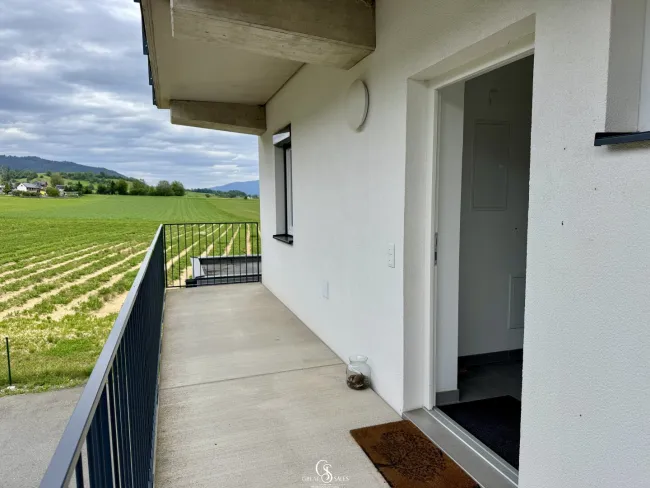 Laubengang zur Wohnung