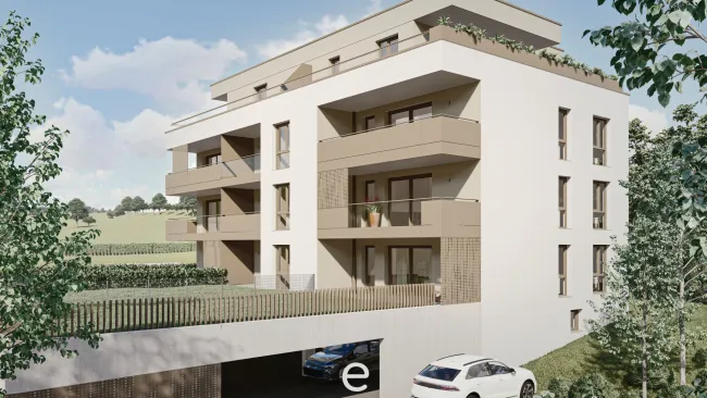 Wohnen am Farnholz - Wohnung 1.OG/TOP 3.4 mit großer Loggia/2 TGP inklusive - Bild
