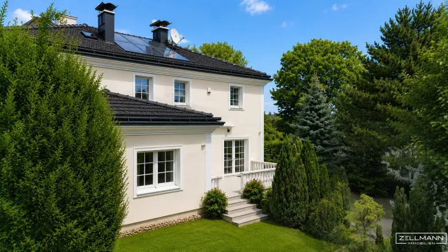 TOP LAGE IN MAUER | Repräsentative, hochwertig ausgestattete Villa mit Lift und ca. 342 m² Gesamtnutzfläche auf großzügigem Grundstück | ZELLMANN IMMOBILIEN - Titelbild