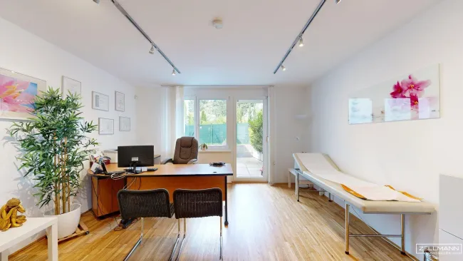 MAUER | Praxis - Büro, Ordination und/oder Wohnung | geräumige Erdgeschosswohnung mit Garten | ZELLMANN IMMOBILIEN - Bild