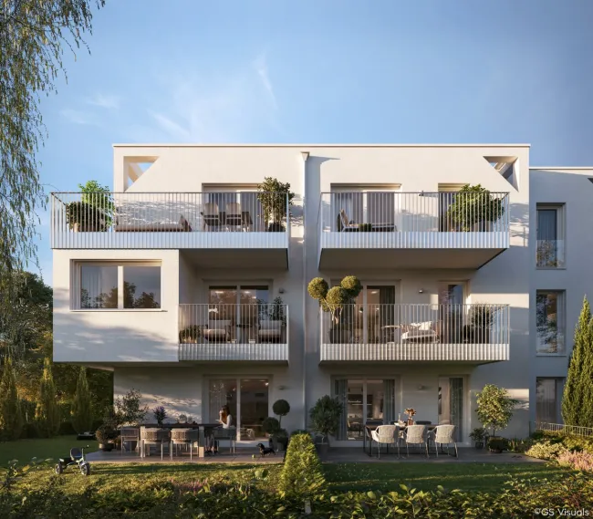 Exklusive Erstbezugswohnung mit Balkon an der Alten Donau - Bild