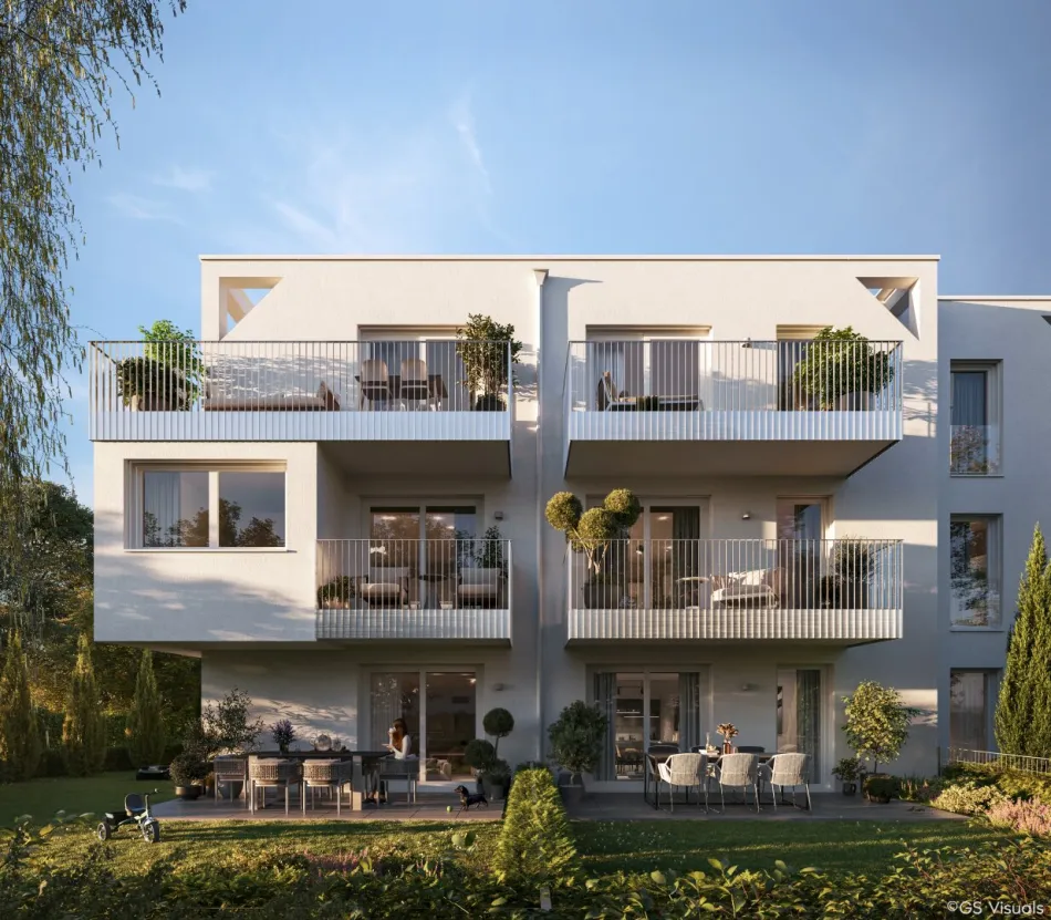 Exklusive Erstbezugswohnung mit Balkon an der Alten Donau - Bild