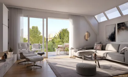 Exklusive Erstbezugswohnung mit Balkon an der Alten Donau