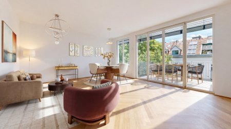 Wohnzimmer - virtuelles staging