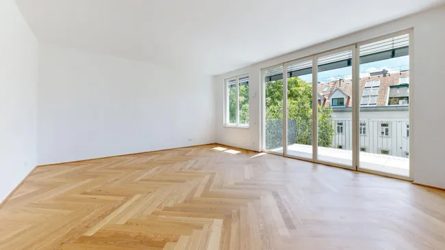 14 m² Balkon - virtuelles staging