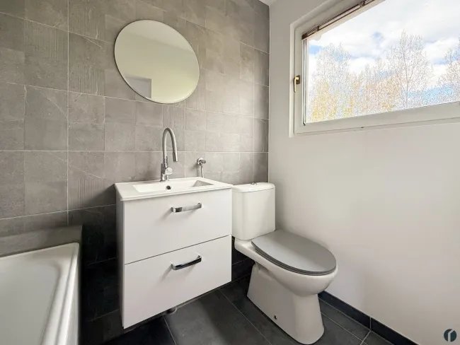 Badezimmer mit WC