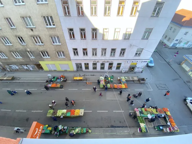 HELLE PÄRCHENWOHNUNG MIT FERNBLICK BEI U1 - Bild