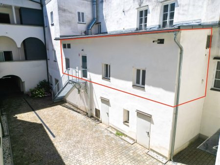 Luftbild mit eingezeichnetem Objekt