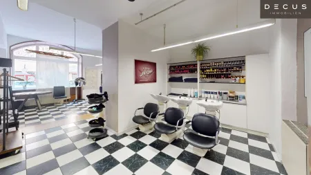 | VERMIETETER FRISEURSALON | TOP LAGE | BESTANDSFREI MÖGLICH |