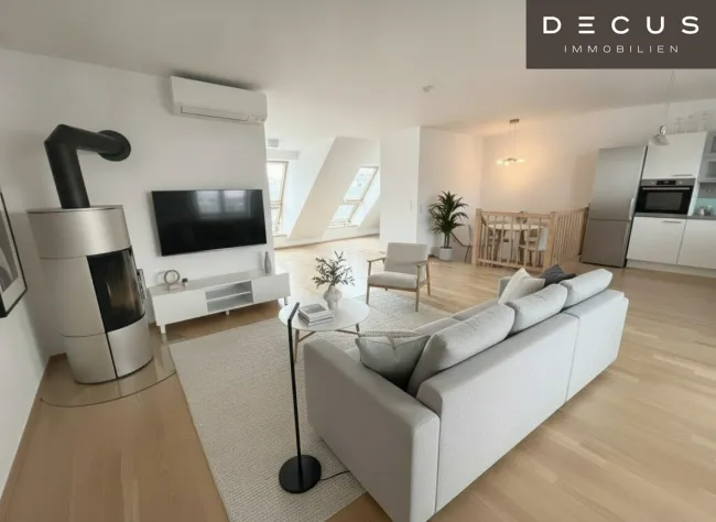 Elegante ruhige Dachgeschoßwohnung 2 Etagen/2 Terrassen | Fernblick | Ruhelage - Titelbild