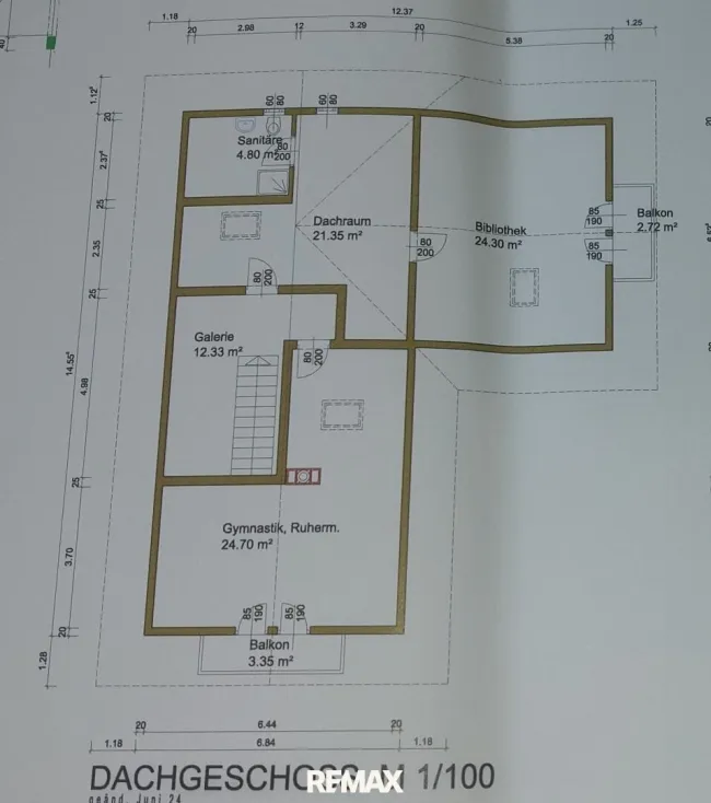 Grundriss Dachgeschoss