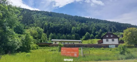 Grundstück mit Blick nach Süden