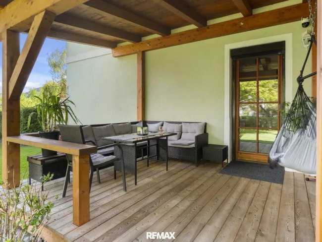 Überdachte Terrasse