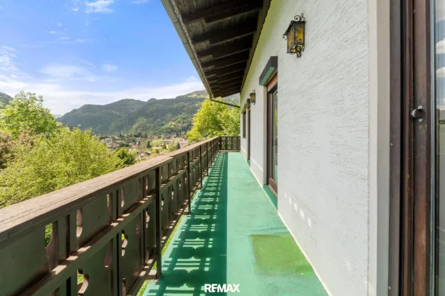 Schöne Aussicht vom Balkon