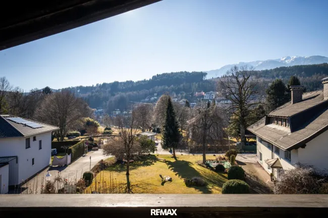 Ausblick vom Balkon