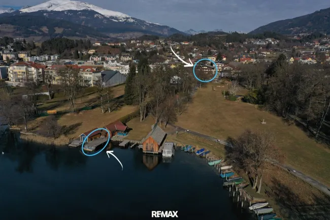 Haus und Seezugang