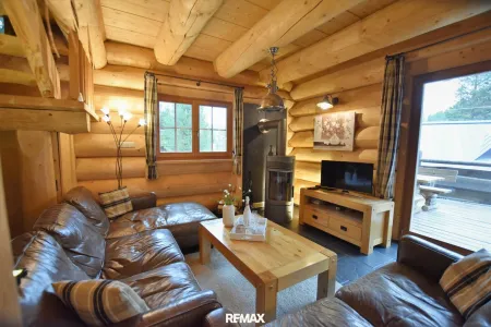EG Wohnzimmer mit Kamin