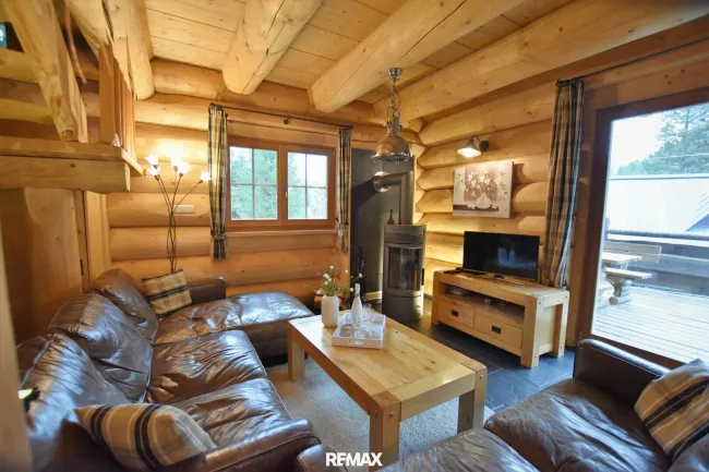 EG Wohnzimmer mit Kamin