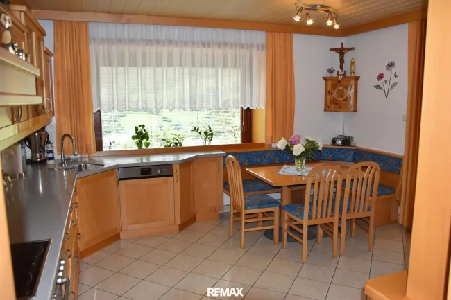 Küche mit Panoramafenster