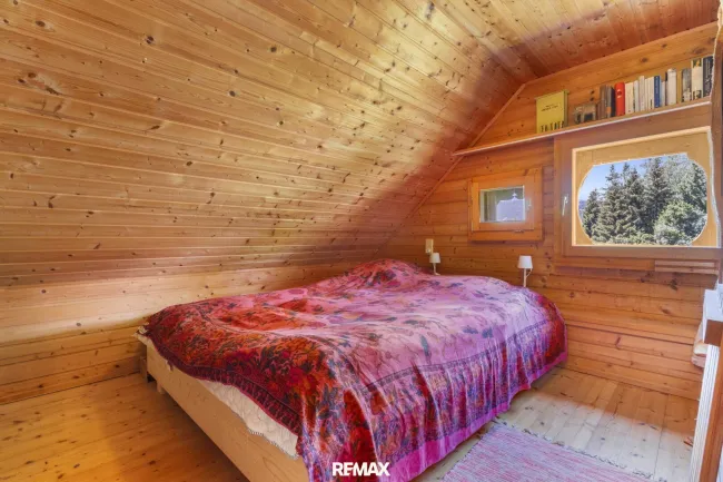 Schlafzimmer unterm Dach