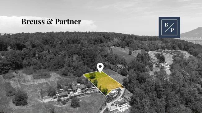 Erlesenes Grundstück für den Bau einer Villa am Ardetzenberg – Natur trifft Exklusivität - Titelbild
