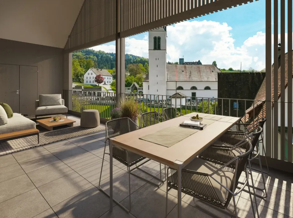 Exklusives Penthouse mit beeindruckender Aussicht in Wolfurt - Bild