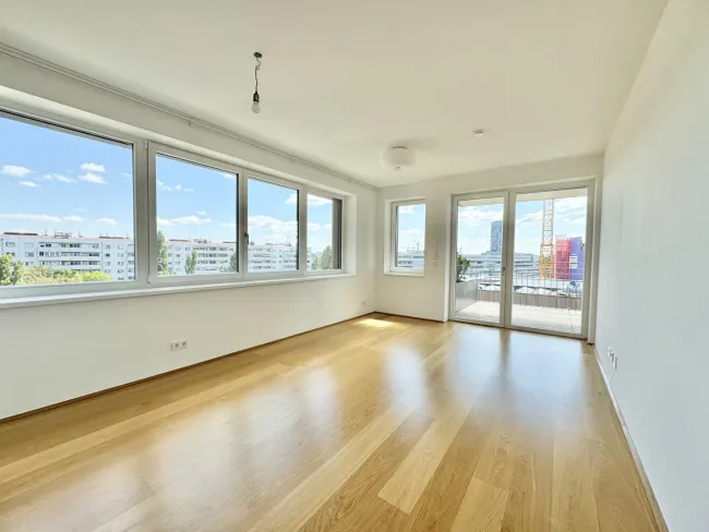 HOCHWERTIGE 3 ZIMMER + GROSSER TERRASSE BEI U2 STADION - Bild