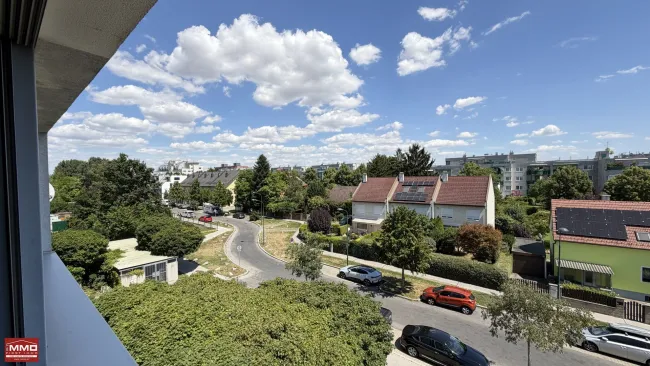 Wohnen im Grünen nahe dem Marchfeldkanal – 3-Zimmer-Eigentumswohnung mit verglaster Loggia - Bild