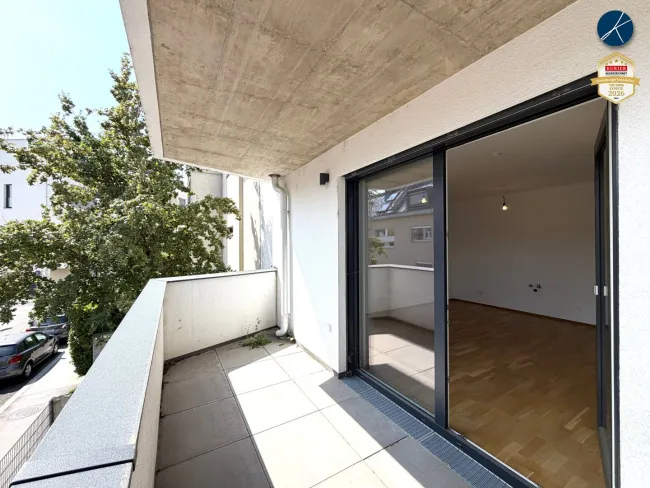 Ostseitiger Balkon