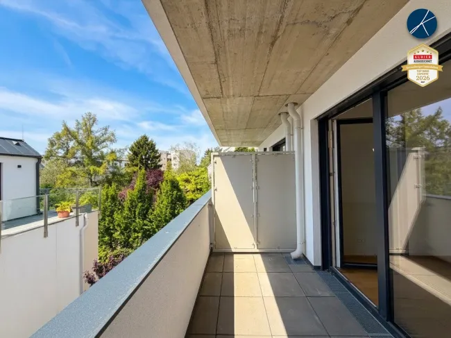 Balkon mit Innenhofblick