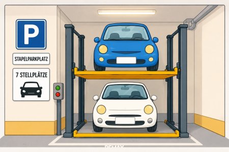Stapelparkplatz_Symbolfoto (KI)
