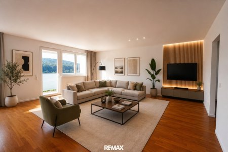 Wohnzimmer virtuell eingerichtet