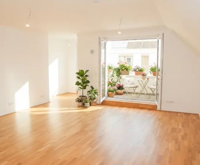 Erstbezug am Mühlwasser – 3-Zimmer-Dachgeschosswohnung mit 2 Terrassen und großer Wohnküche - Bild