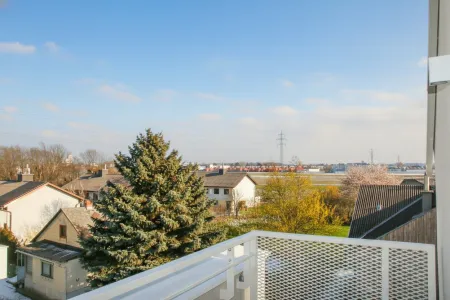 Ausblick Balkon