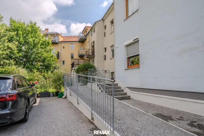 Barrierefreier Zugang zum Haus