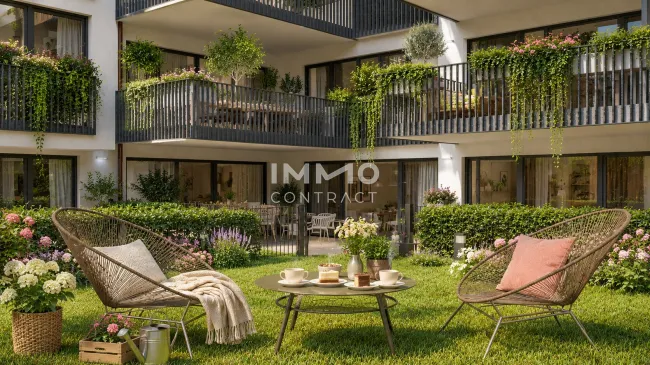Kompakte Vorsorgewohnung mit Terrasse & Eigengarten (urban & hip) - Bild