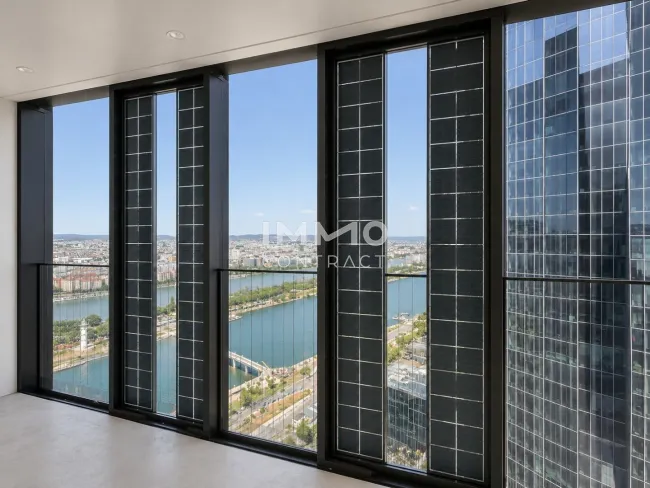 Zwei-Zimmer-Wohnung mit Westausrichtung im DC Tower 2 - Bild