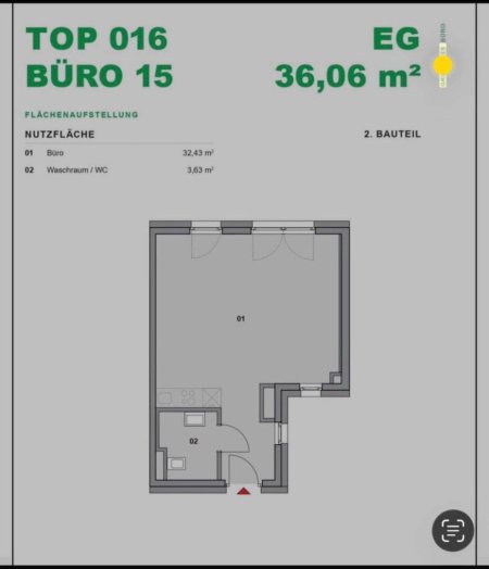 Büro/Praxis mit Tiefgaragenplatz im Neubau!