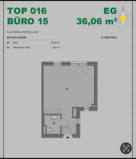 Büro/Praxis mit Tiefgaragenplatz im Neubau!