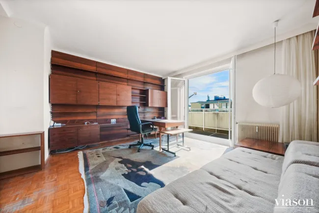 Arbeitszimmer Richtung Taborstraße