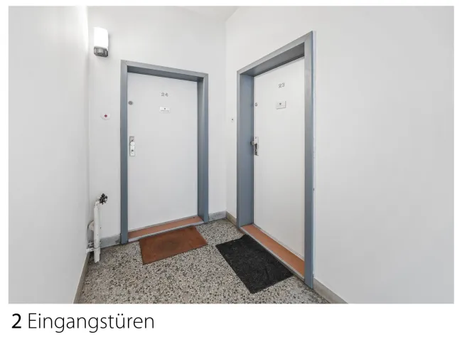 2 Eingangstüren