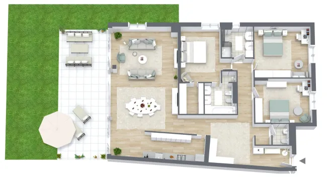 Grundriss 3D